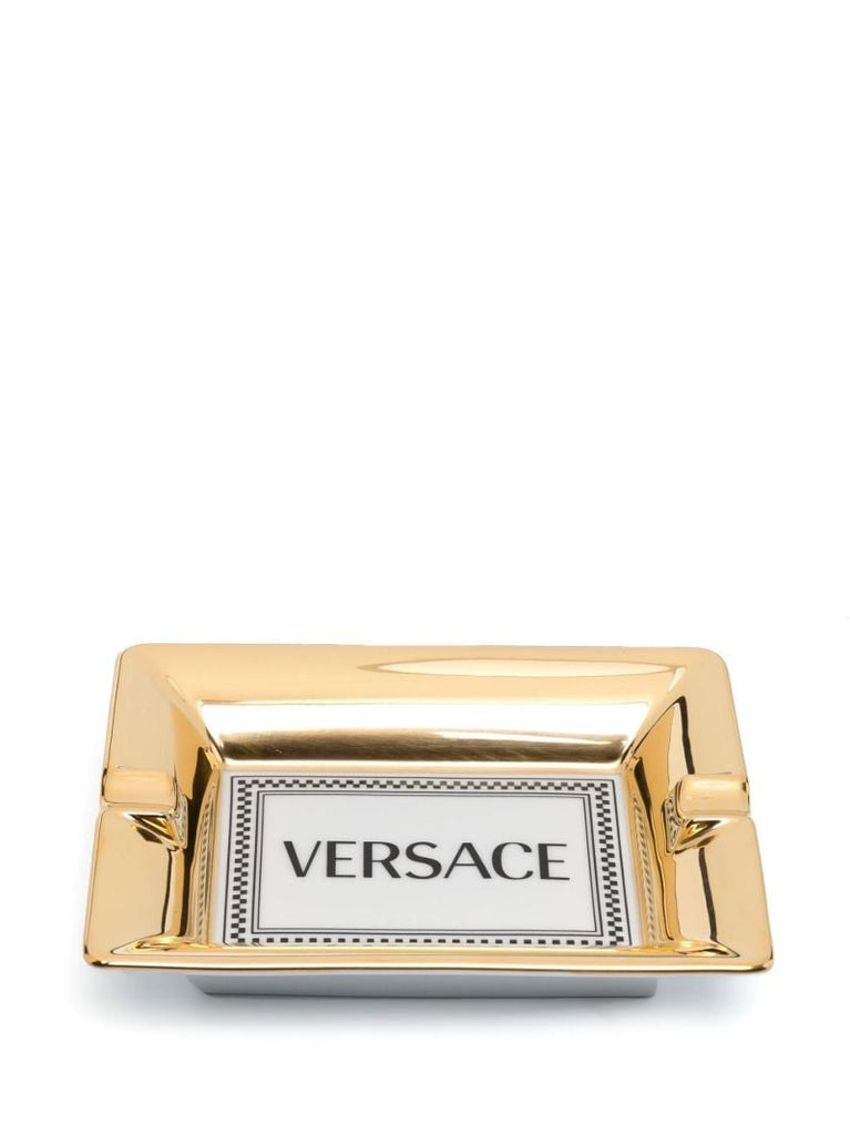 Gold-tone Medusa Rhapsody Ash Tray