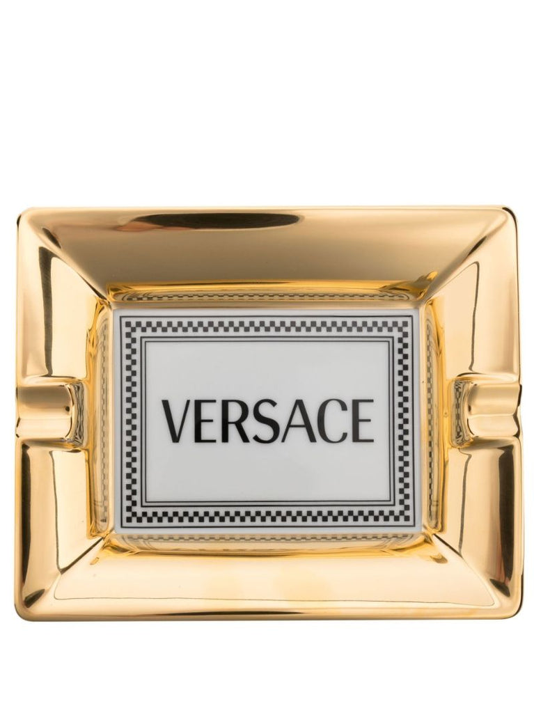 Gold-tone Medusa Rhapsody Ash Tray