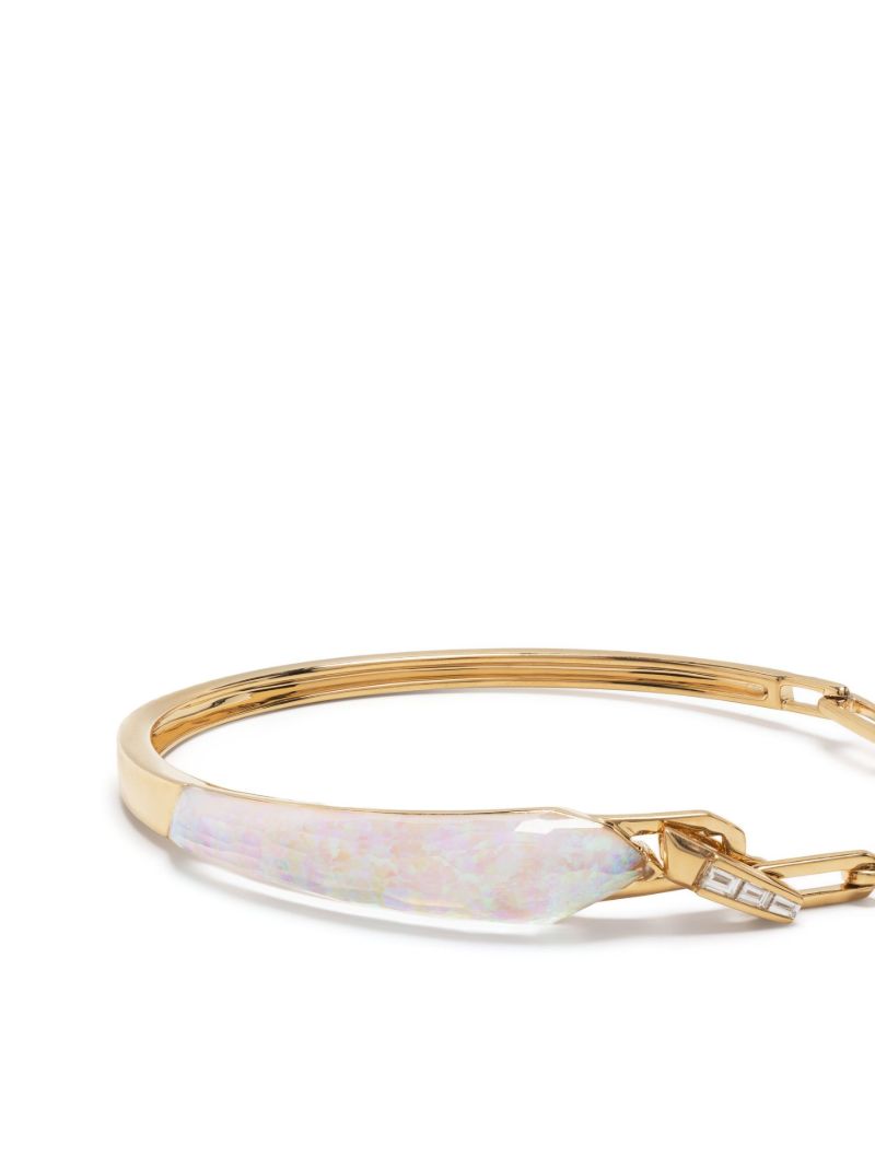 18k Yellow Gold Slimline Shard Linked Diamond Bracelet