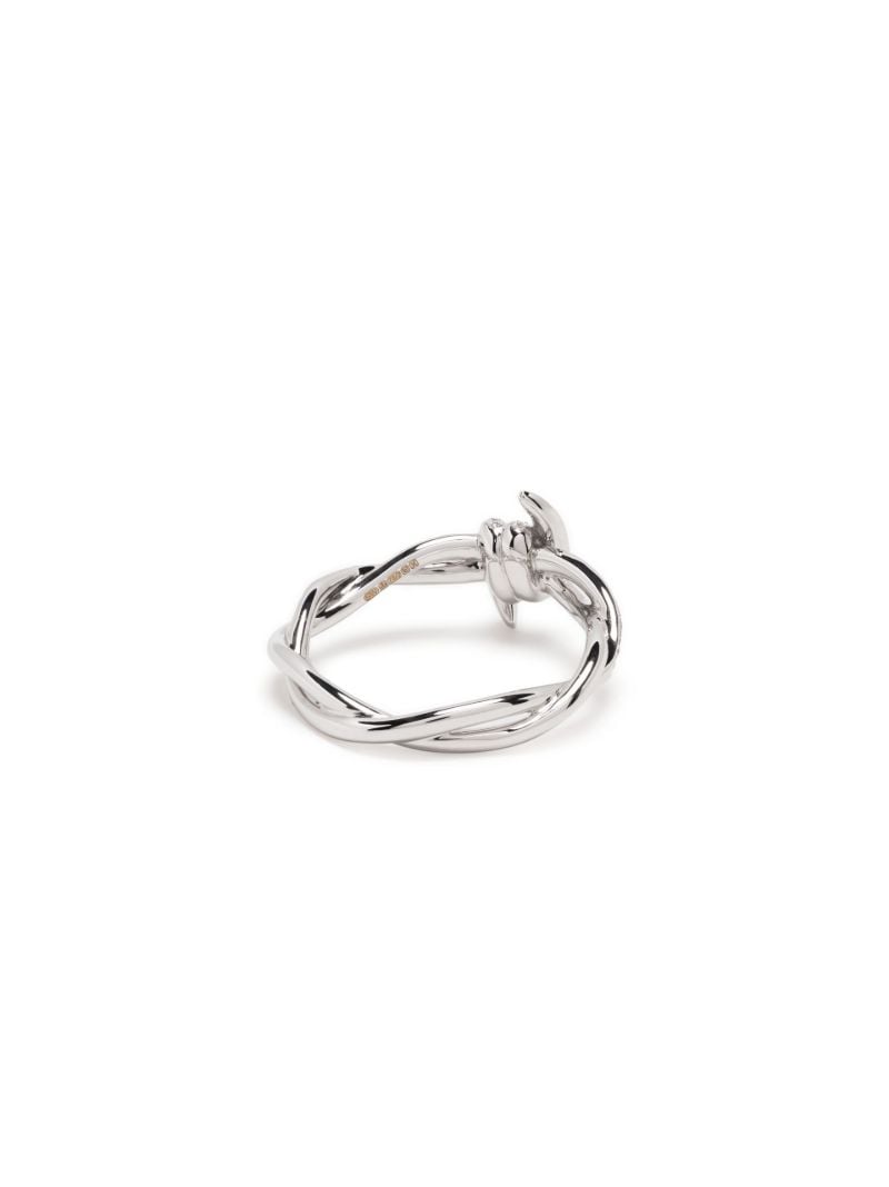 18k White Gold Forget Me Not Diamond Ring