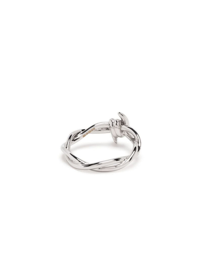 18k White Gold Forget Me Not Diamond Ring