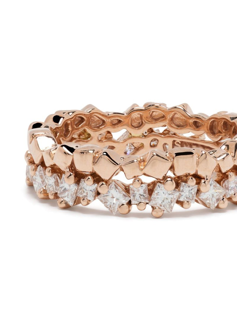 18k Rose Gold Mini Diamond Eternity Ring