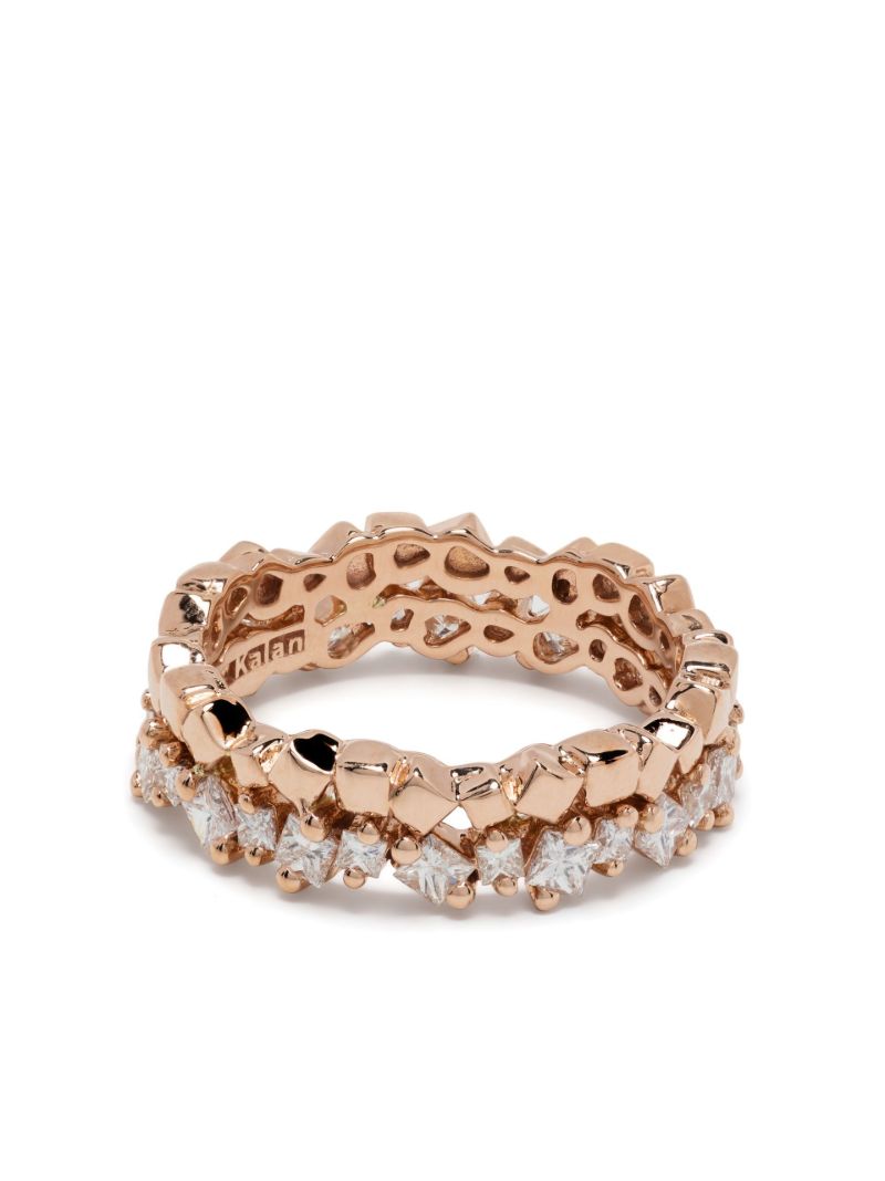 18k Rose Gold Mini Diamond Eternity Ring