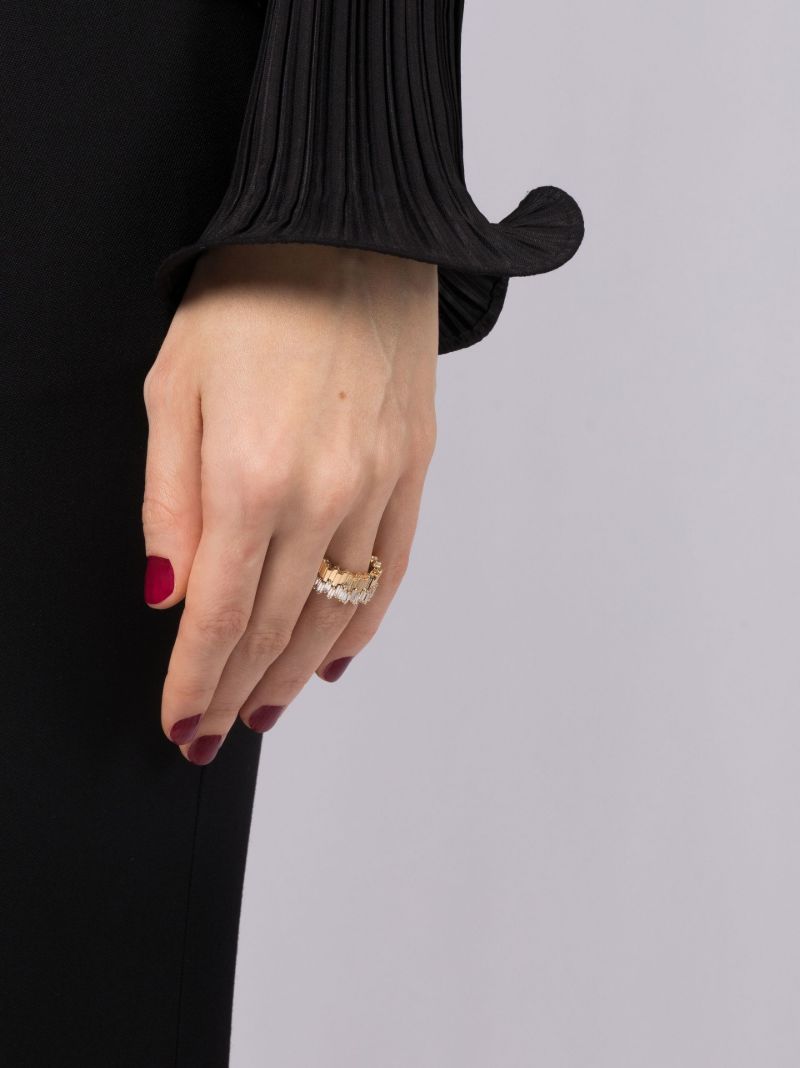 18kt Yellow Gold Midi Stacker Diamond Eternity Ring