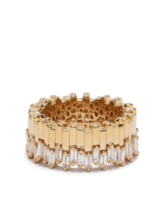 18kt Yellow Gold Midi Stacker Diamond Eternity Ring