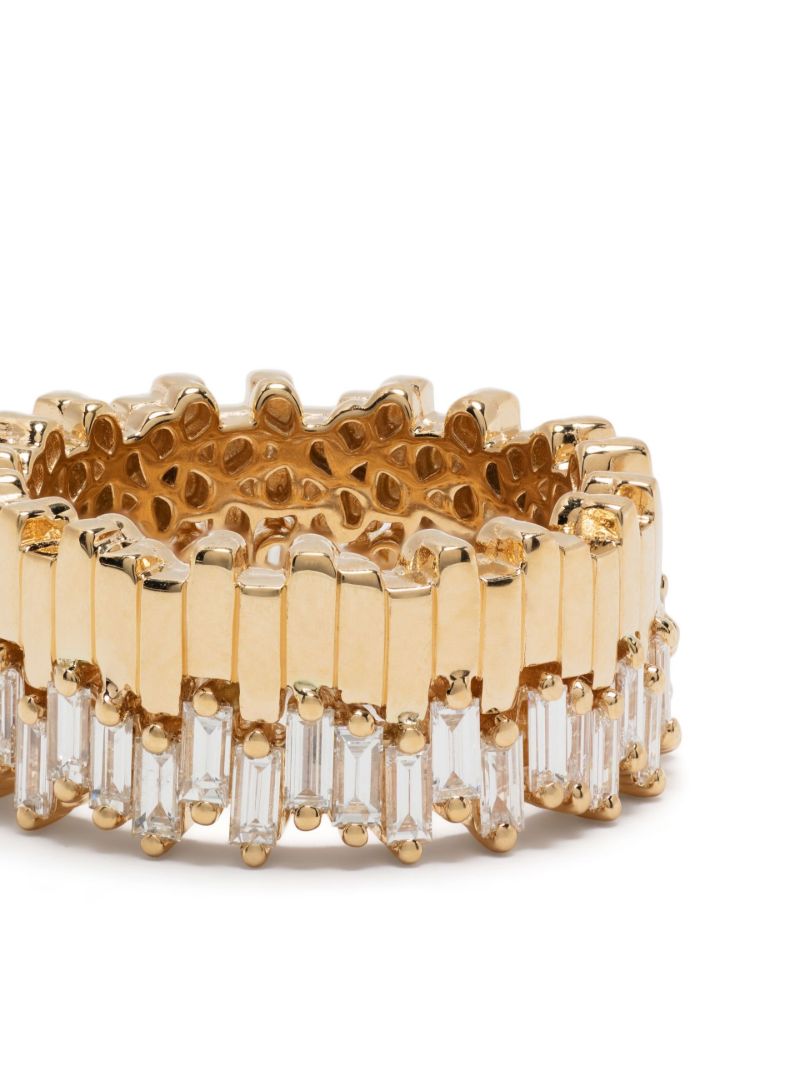 18kt Yellow Gold Midi Stacker Diamond Eternity Ring