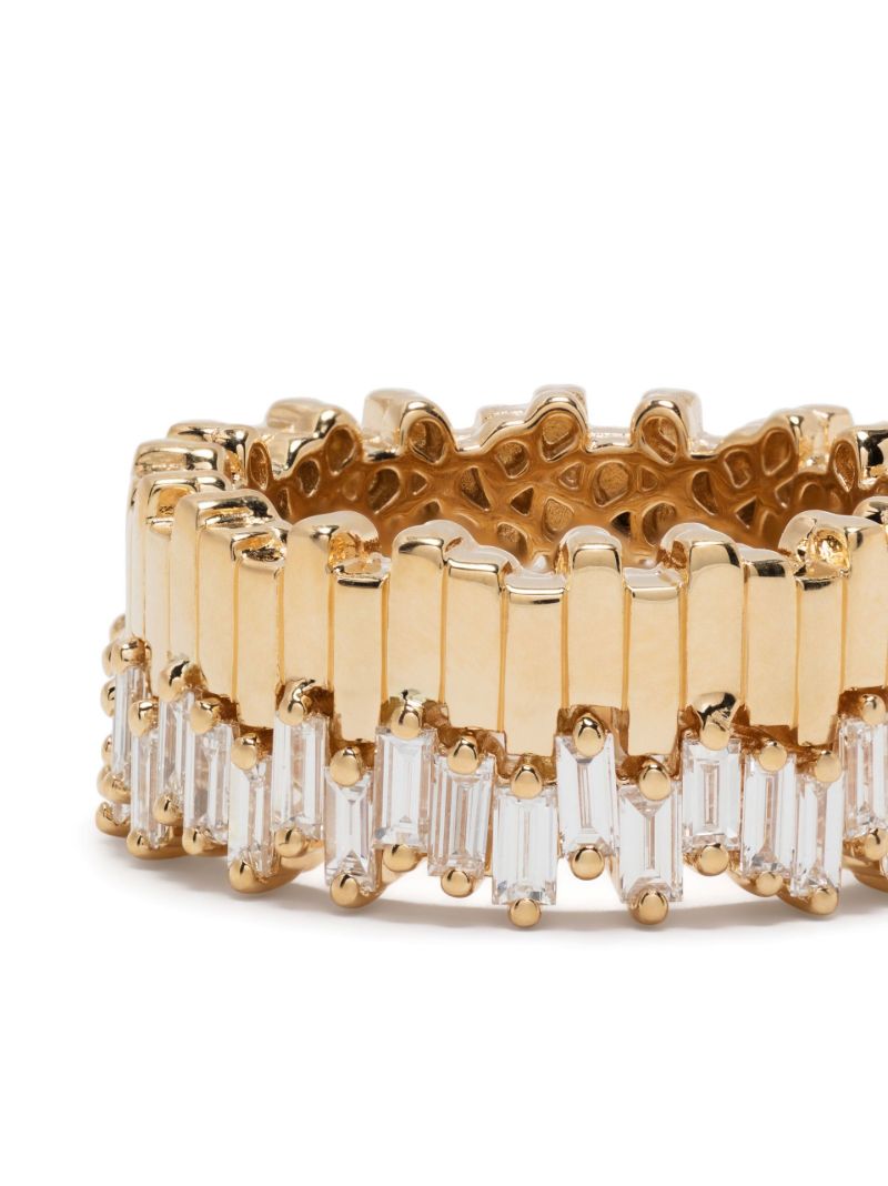 18kt Yellow Gold Midi Stacker Diamond Eternity Ring