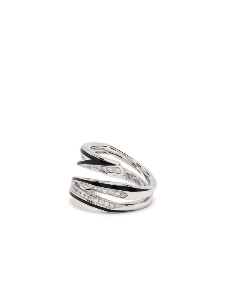18k White Gold Vertigo Infinity Diamond Ring