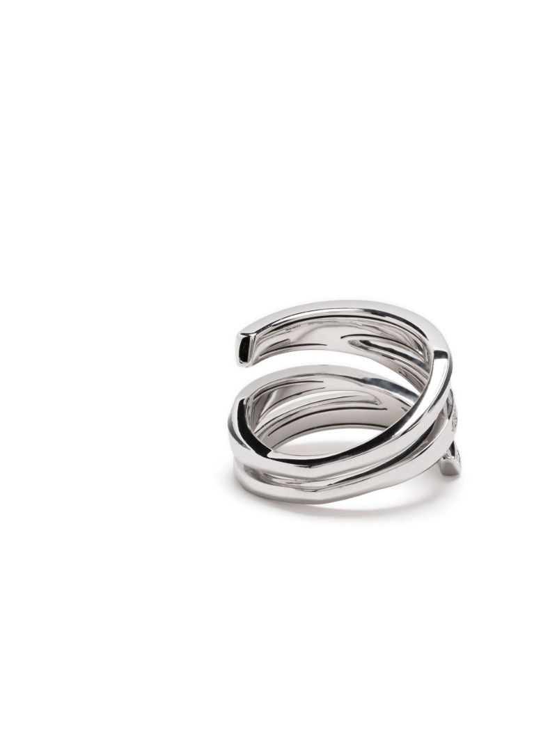 18k White Gold Vertigo Infinity Diamond Ring