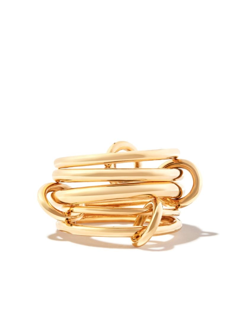 18k Yellow Gold Aquarius Ring