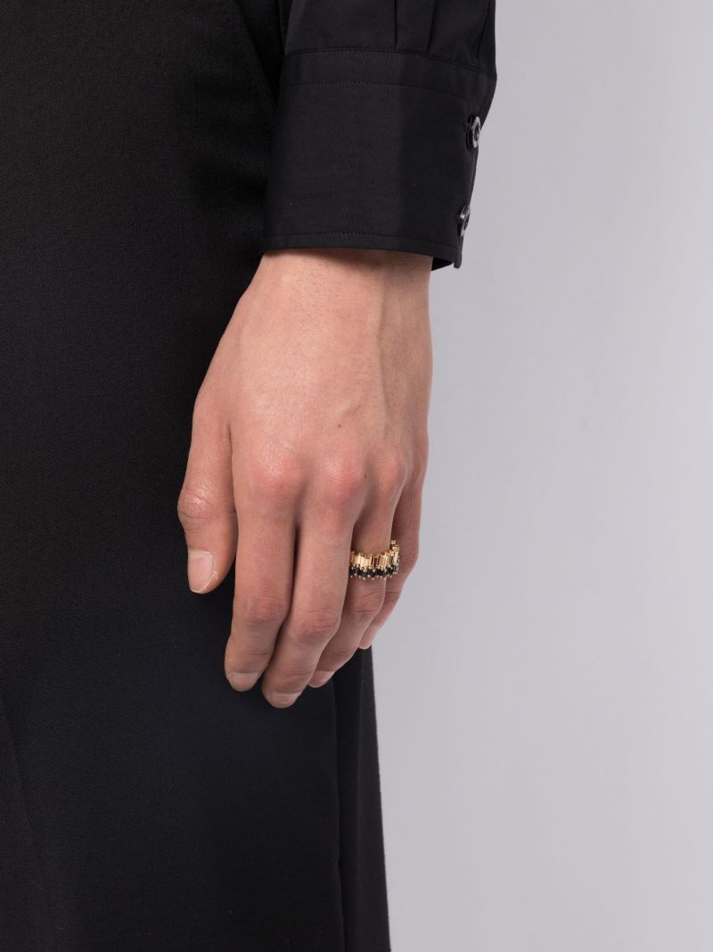 18kt Yellow Gold Stacker Mini Sapphire Eternity Band