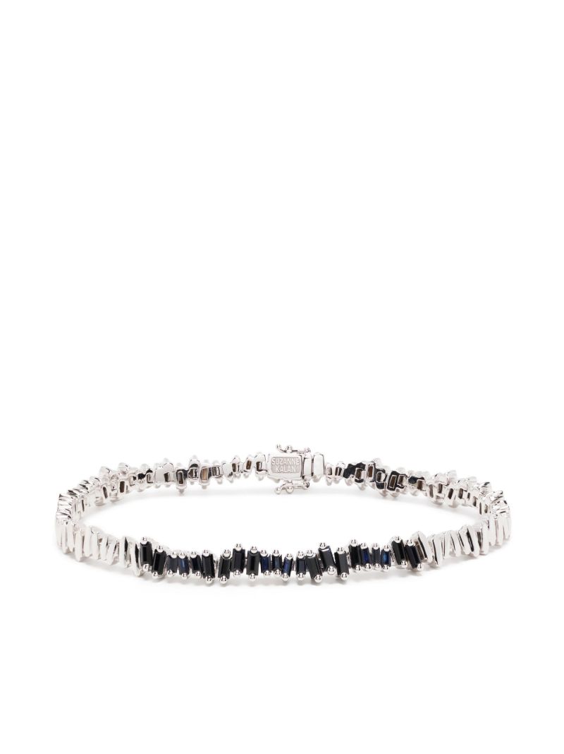 18k White Gold Id Sapphire Bracelet
