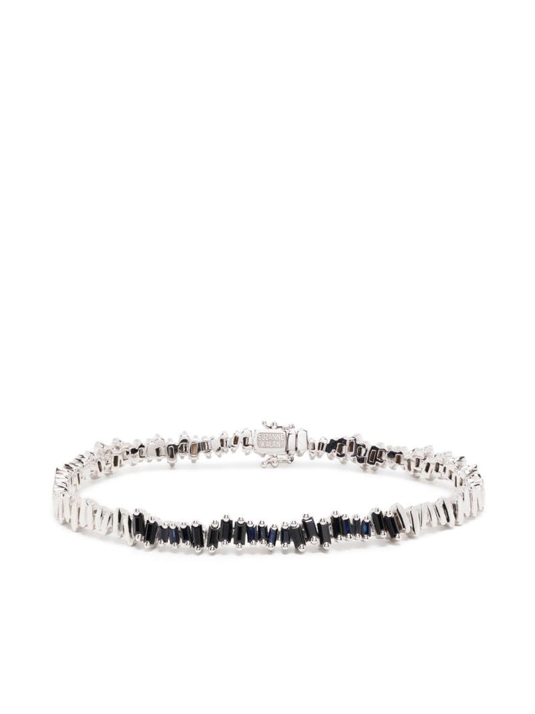 18k White Gold Id Sapphire Bracelet