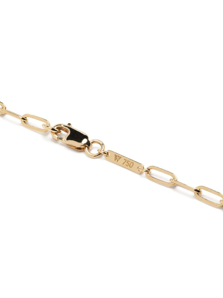 18k Yellow Gold Slimline Shard Diamond Necklace