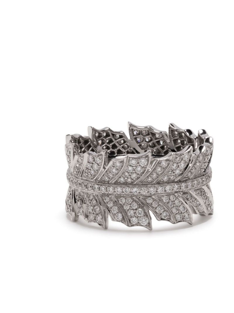 18k White Gold Magnipheasant Diamond Ring