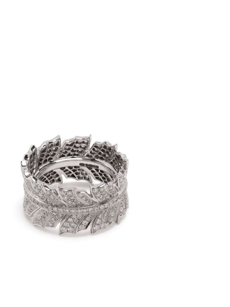 18k White Gold Magnipheasant Diamond Ring