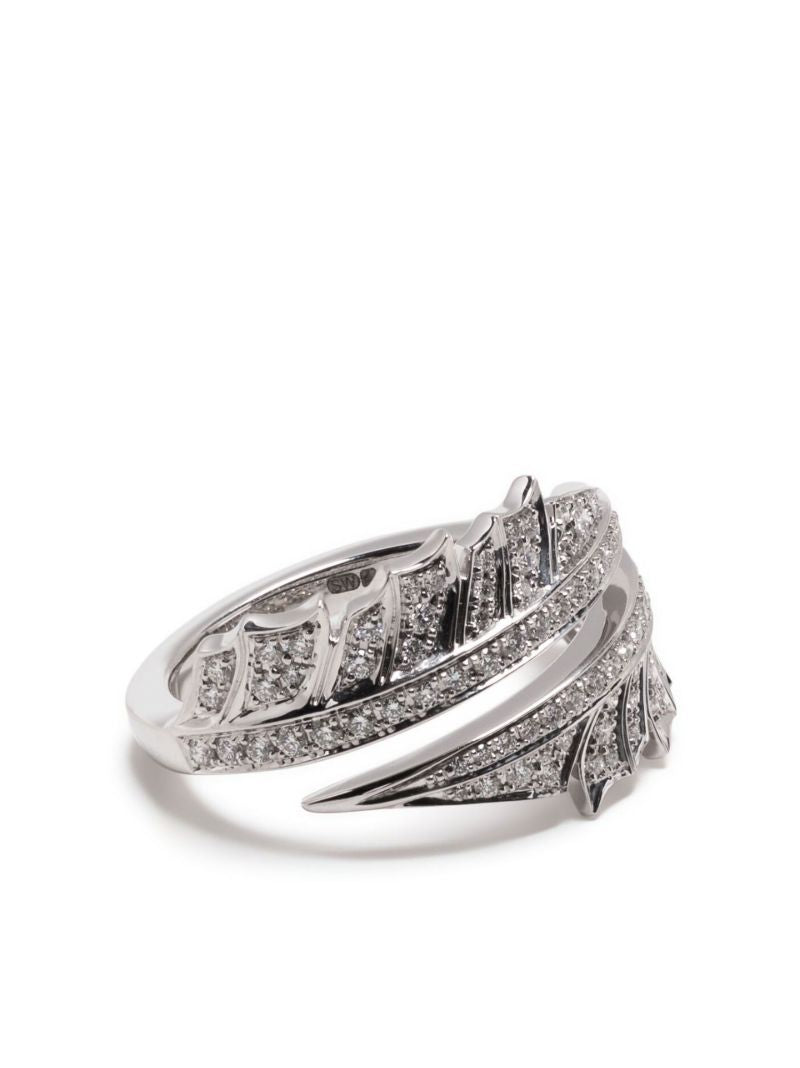 18k White Gold Split Ring