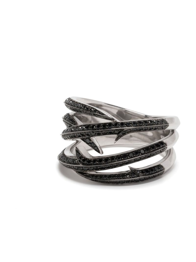 18k White Gold Thorn Embrace Diamond Ring