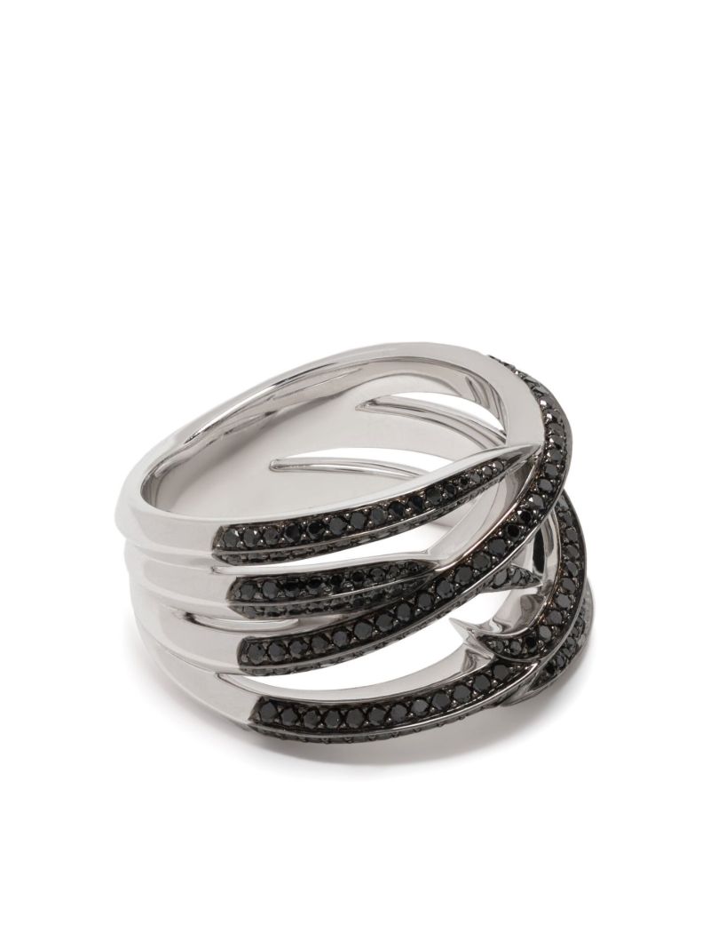 18k White Gold Thorn Embrace Diamond Ring