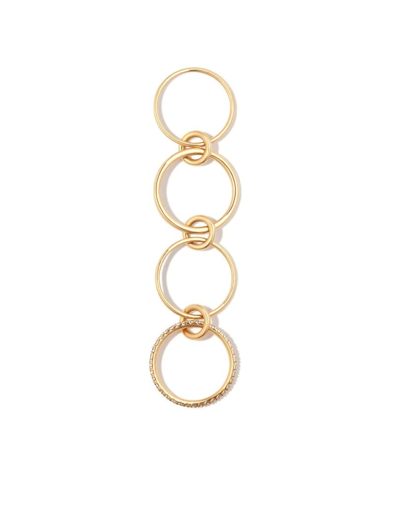 18k Yellow Gold Pisces Diamond Ring