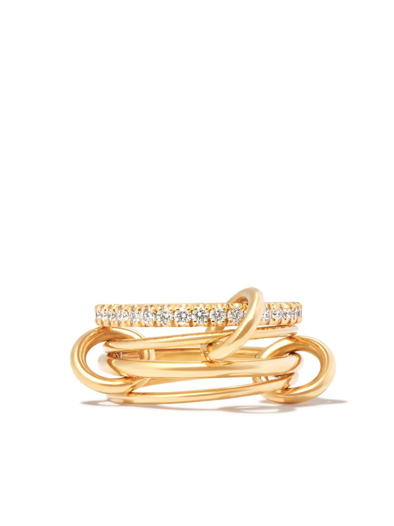 18k Yellow Gold Pisces Diamond Ring