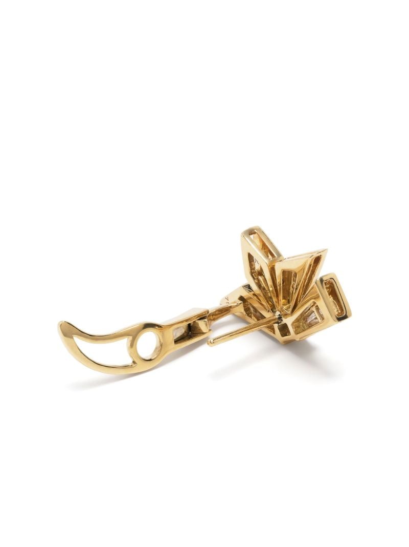 18k Yellow Gold Cascade Diamond Earrings