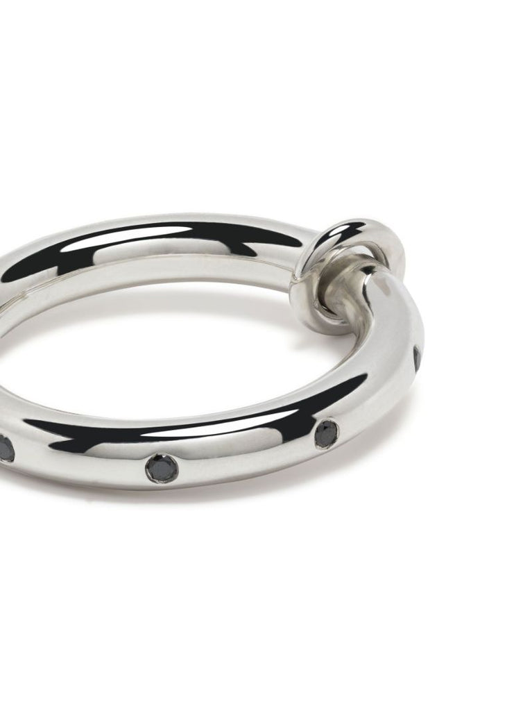 Sterling Silver Ovio Diamond Ring