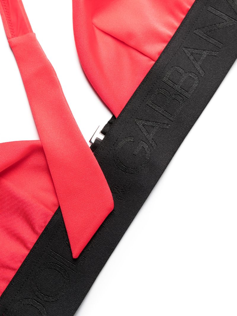 Black and Red Halterneck Bikini