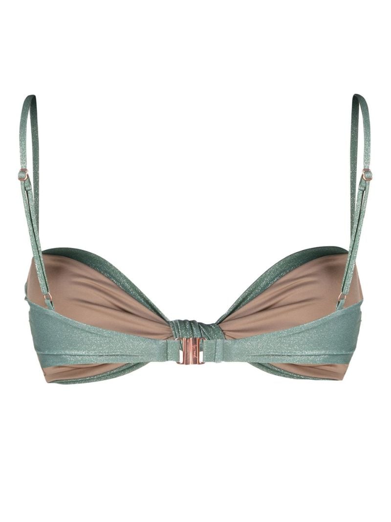 Green Pleno Sol Bikini Top