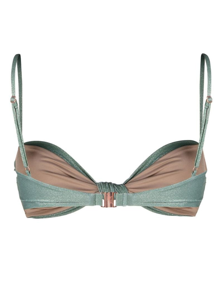 Green Pleno Sol Bikini Top