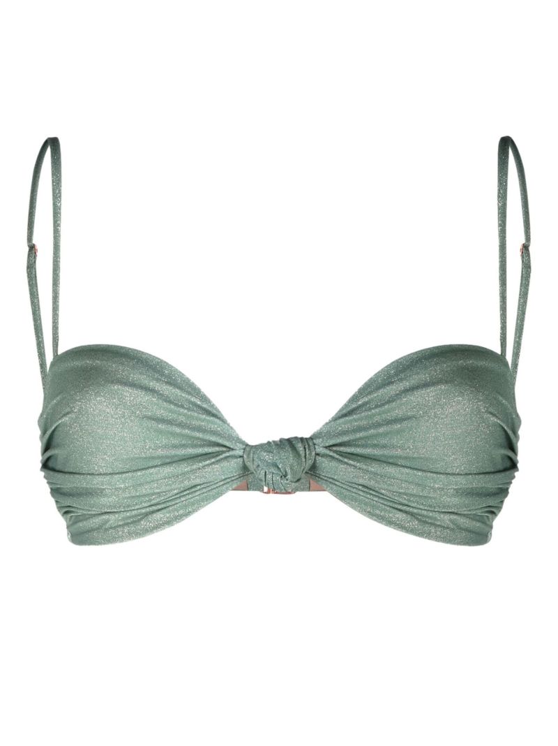 Green Pleno Sol Bikini Top