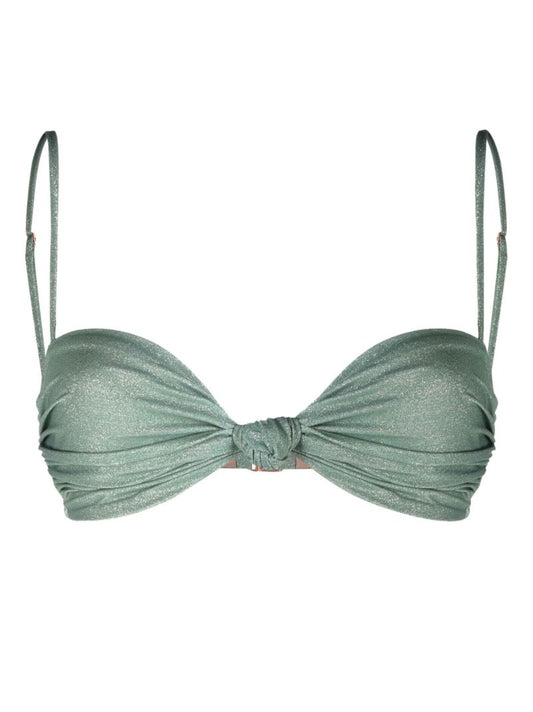 Green Pleno Sol Bikini Top