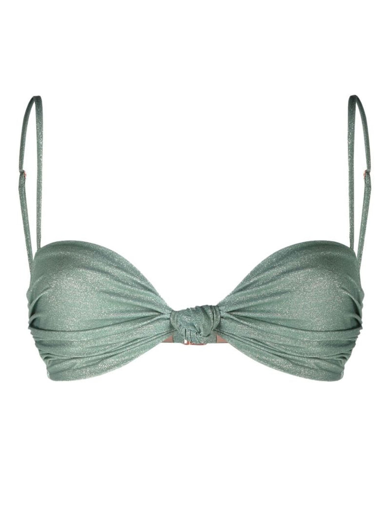Green Pleno Sol Bikini Top
