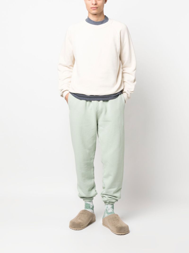 White Crew Neck Cotton Sweatshirt