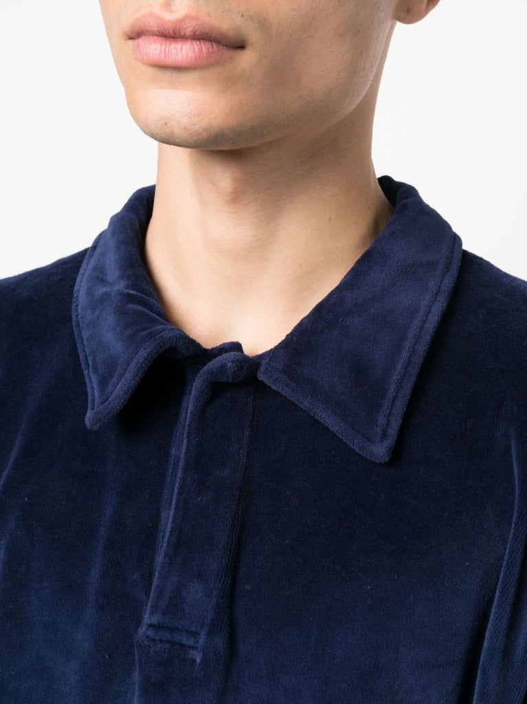 Blue Long Sleeve Polo Shirt