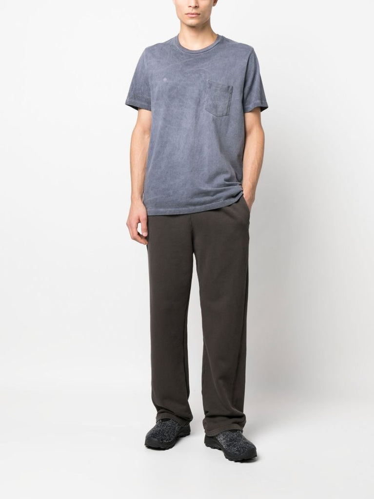 Blue Classic Pocket Cotton T-shirt