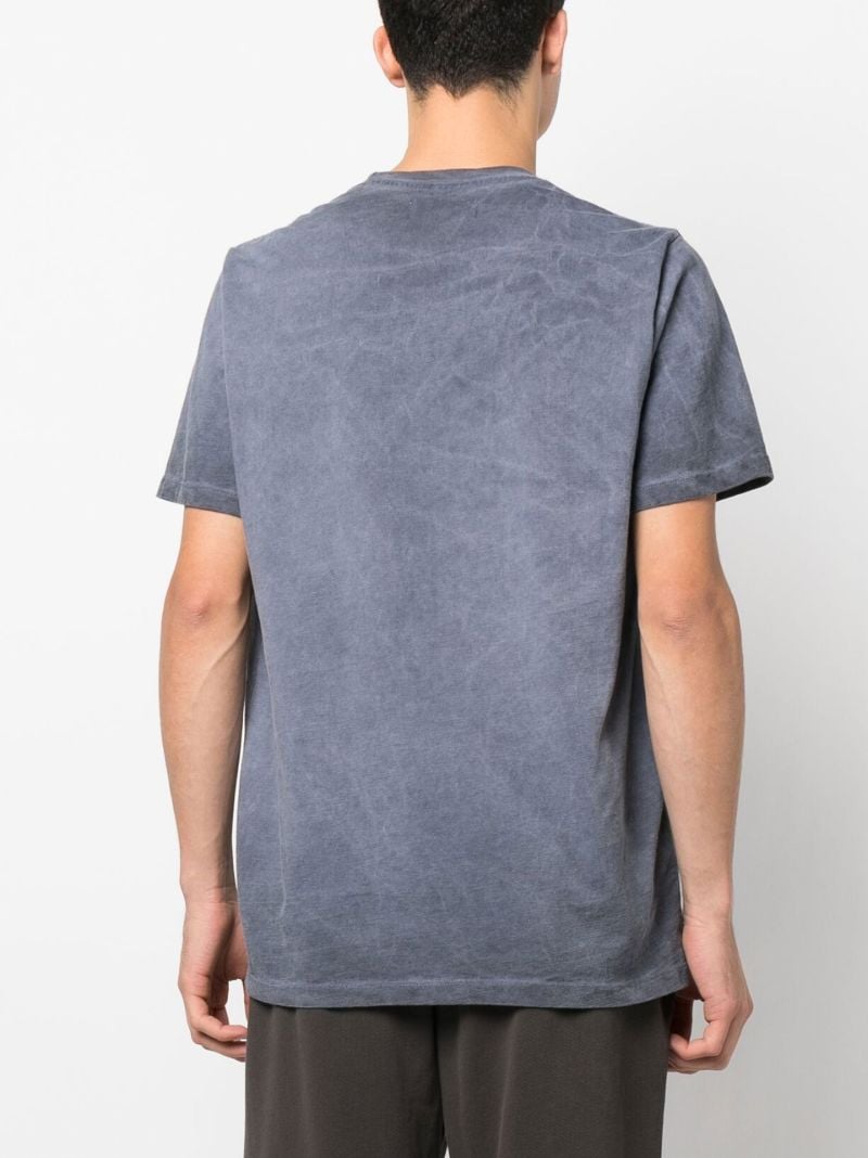 Blue Classic Pocket Cotton T-shirt
