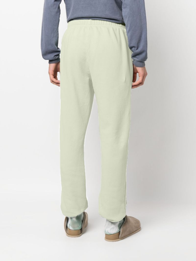 Green Classic Cotton Track Pants