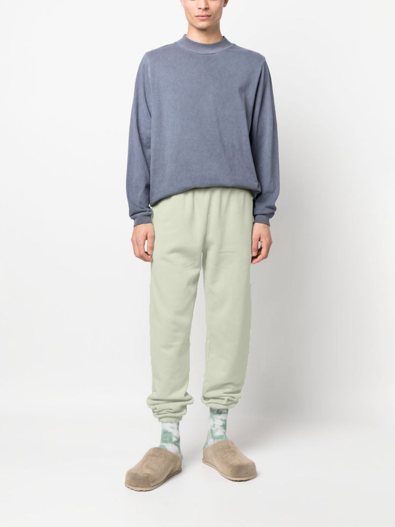 Green Classic Cotton Track Pants