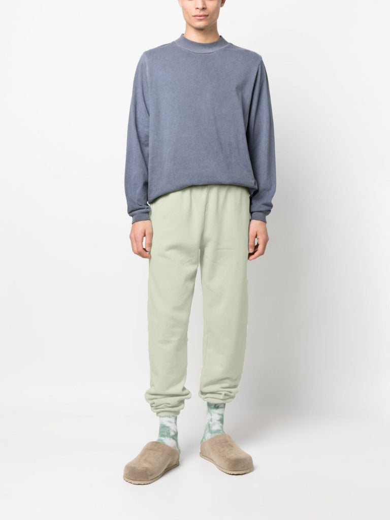 Green Classic Cotton Track Pants