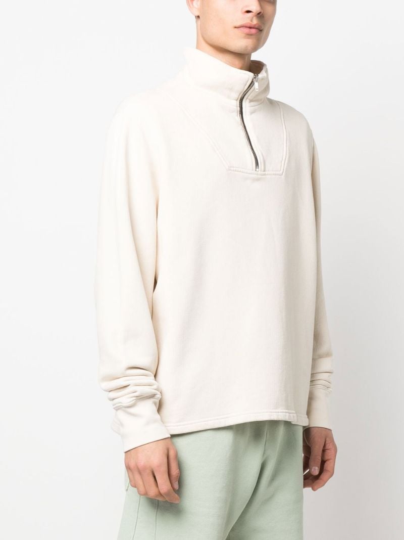 White Yacht Cotton Sweatshirt