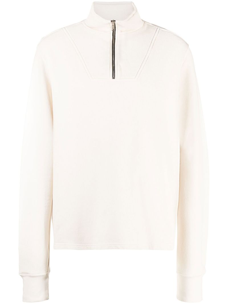 White Yacht Cotton Sweatshirt