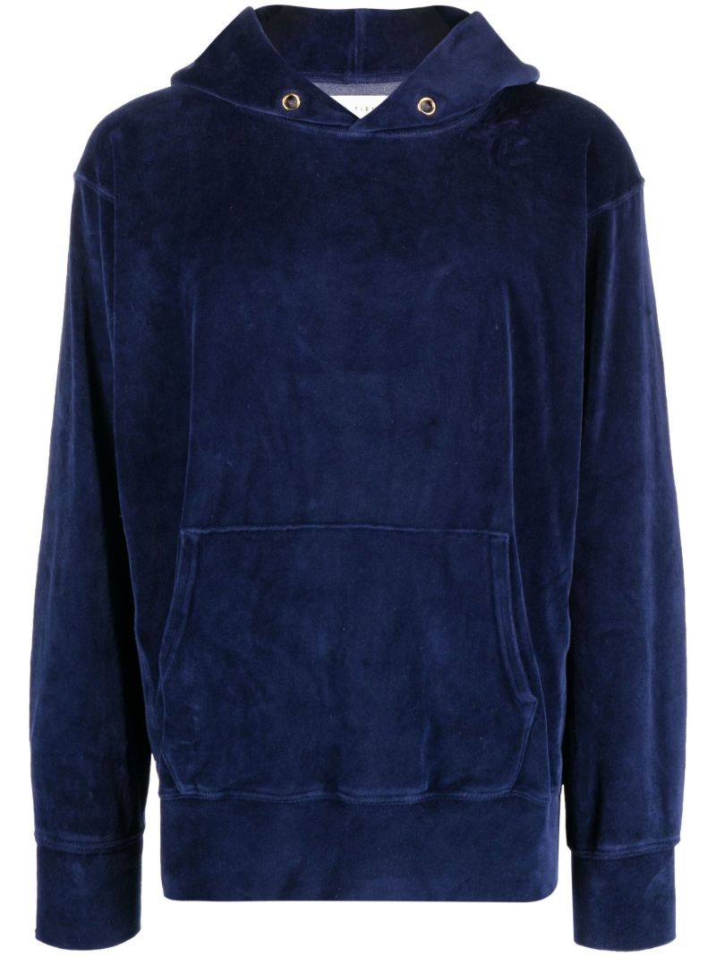 Blue Cotton Hoodie