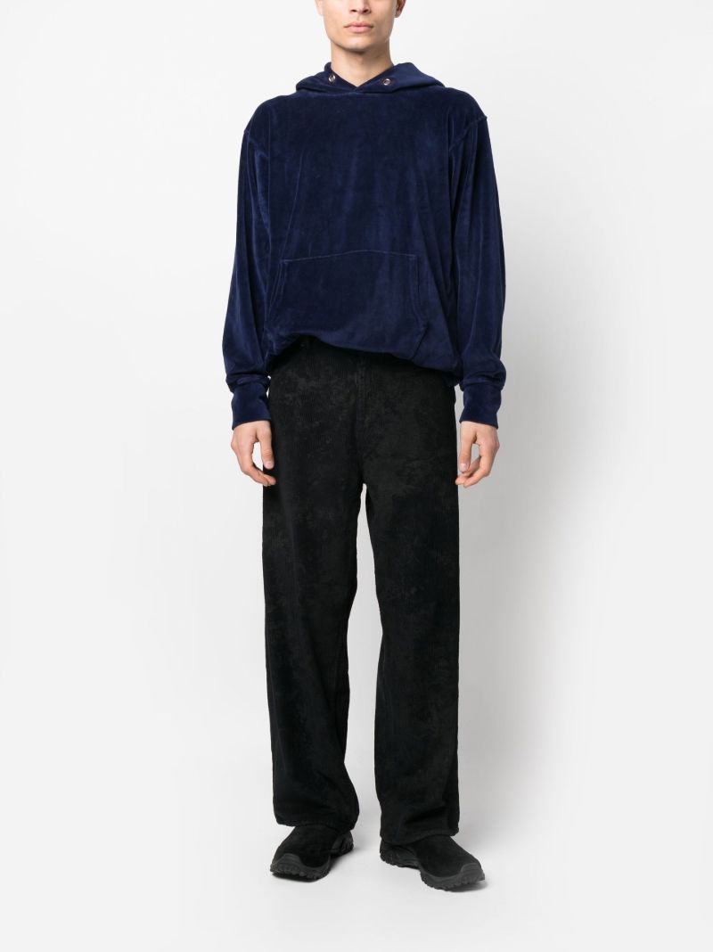 Blue Cotton Hoodie