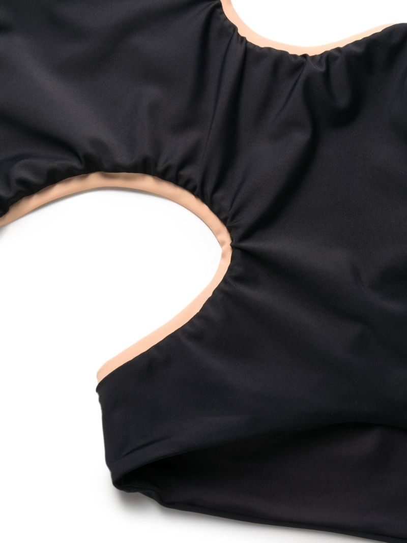 Black Cut-out Detailed Swimsuit