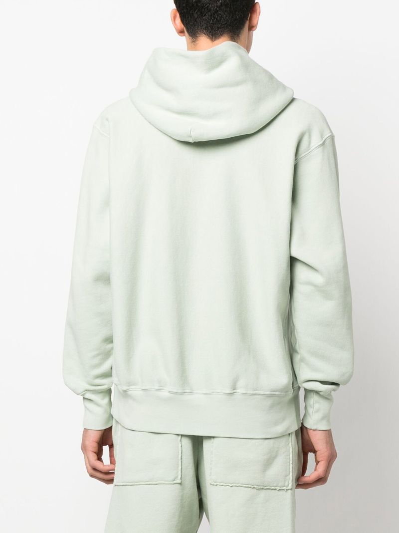 Green Cotton Hoodie