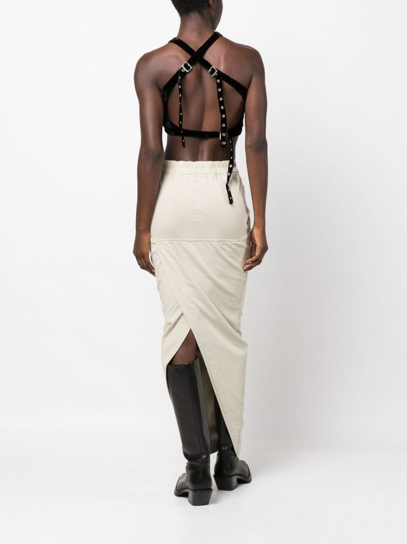 Black Bon Jacques Velvet Crop Top