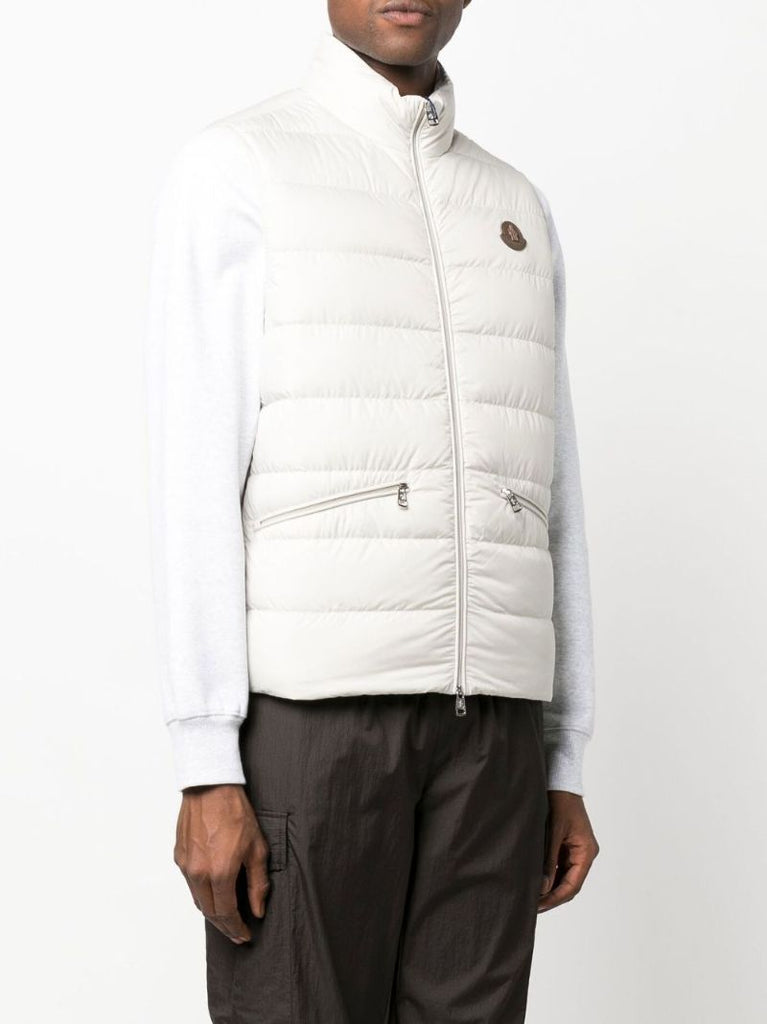 White Treompan Padded Gilet
