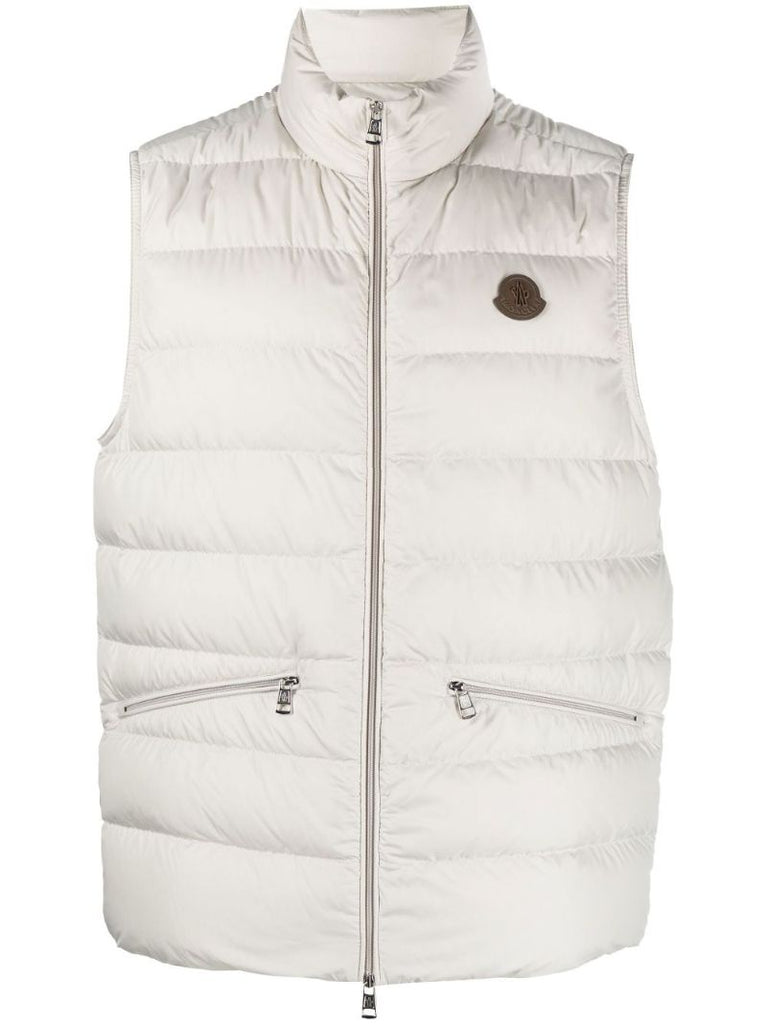 White Treompan Padded Gilet