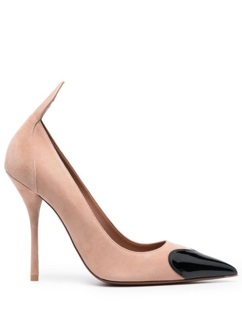 Neutral CÃ_x0085_â_x0080__x009c_ur 120 Suede Pumps